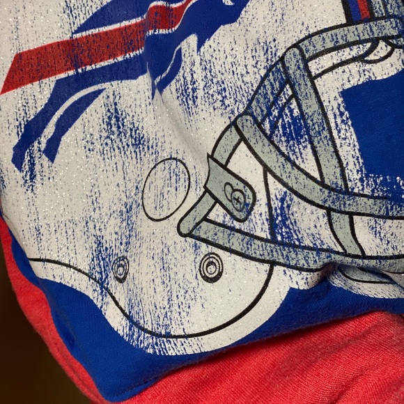 Upcycled Handbuilt Buffalo Bills Sweatshirt - Picture 3 of 6